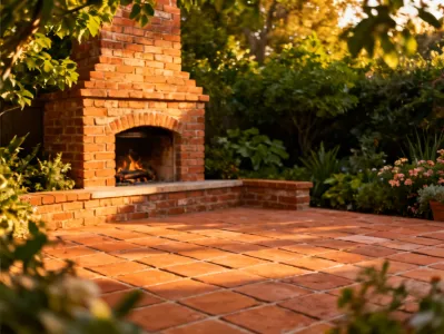 Acme Brick landscape and hardscape design